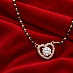 Love Heart Mangalsutra Pendant