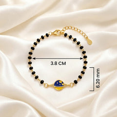 925 Silver 18k Gold Plated Rose Gold Infact Bracelet