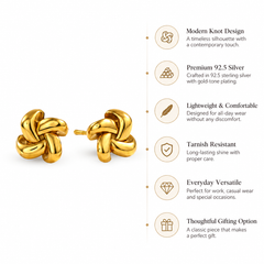 Knot Stud Earrings