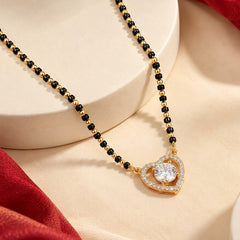 Love Heart Mangalsutra Pendant
