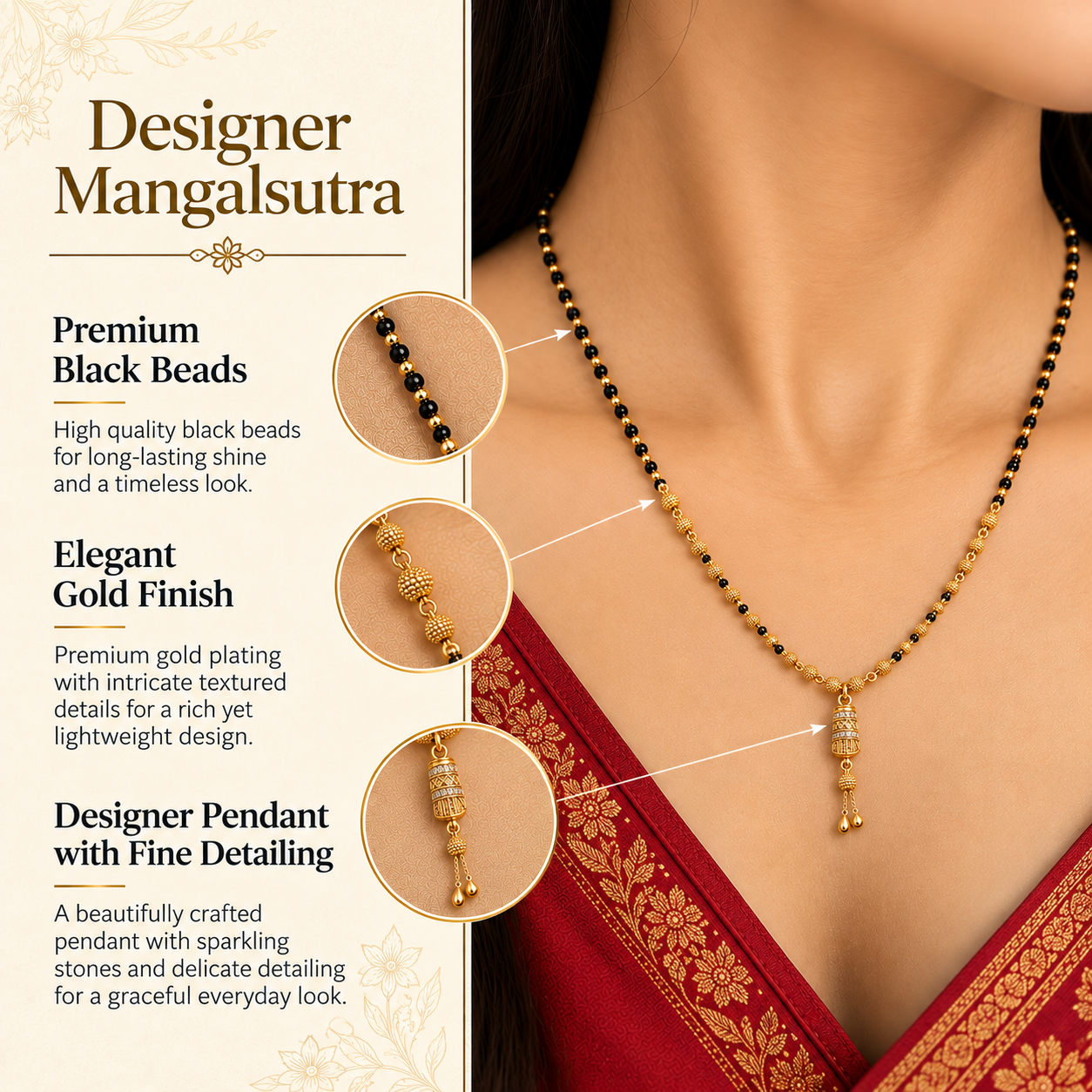 Ahana Tassel Mangalsutra for Women