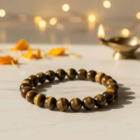 Veer Drishti Tiger Eye Bracelet