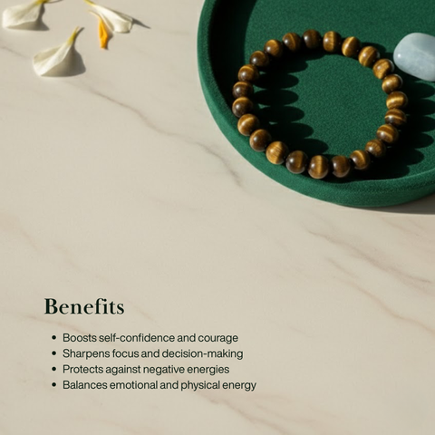 Veer Drishti Tiger Eye Bracelet