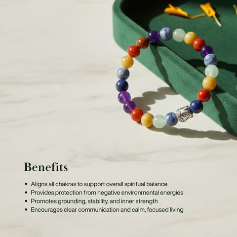 7 Chakra Unisex Bracelet