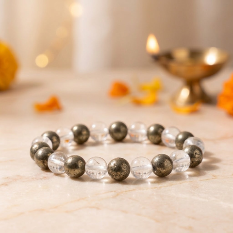 Super Raw Pyrite Bracelet