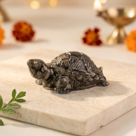 Pyrite Turtle For Vastu