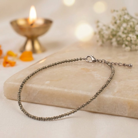 Pyrite Anklet
