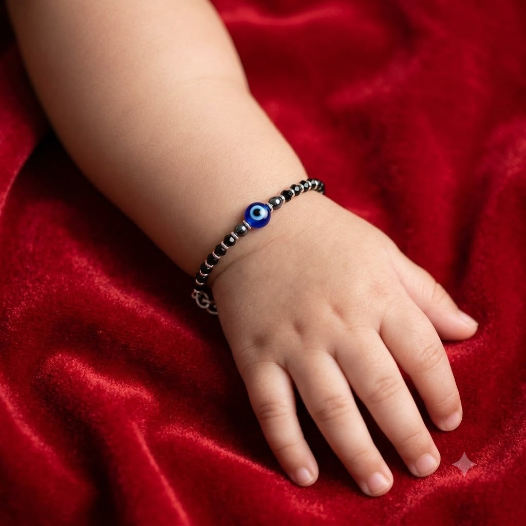 Nazar Evil Eye Charm Bracelet for Babies