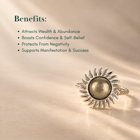 Pyrite Sun Ring