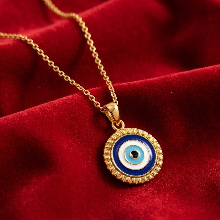 Infinity Evil Eye Pendant Necklace