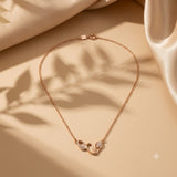 Love Knot CZ Pendant Necklace for Women