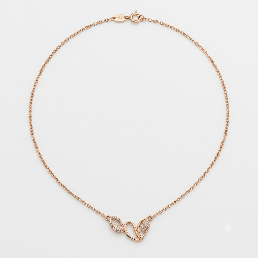 Love Knot CZ Pendant Necklace for Women