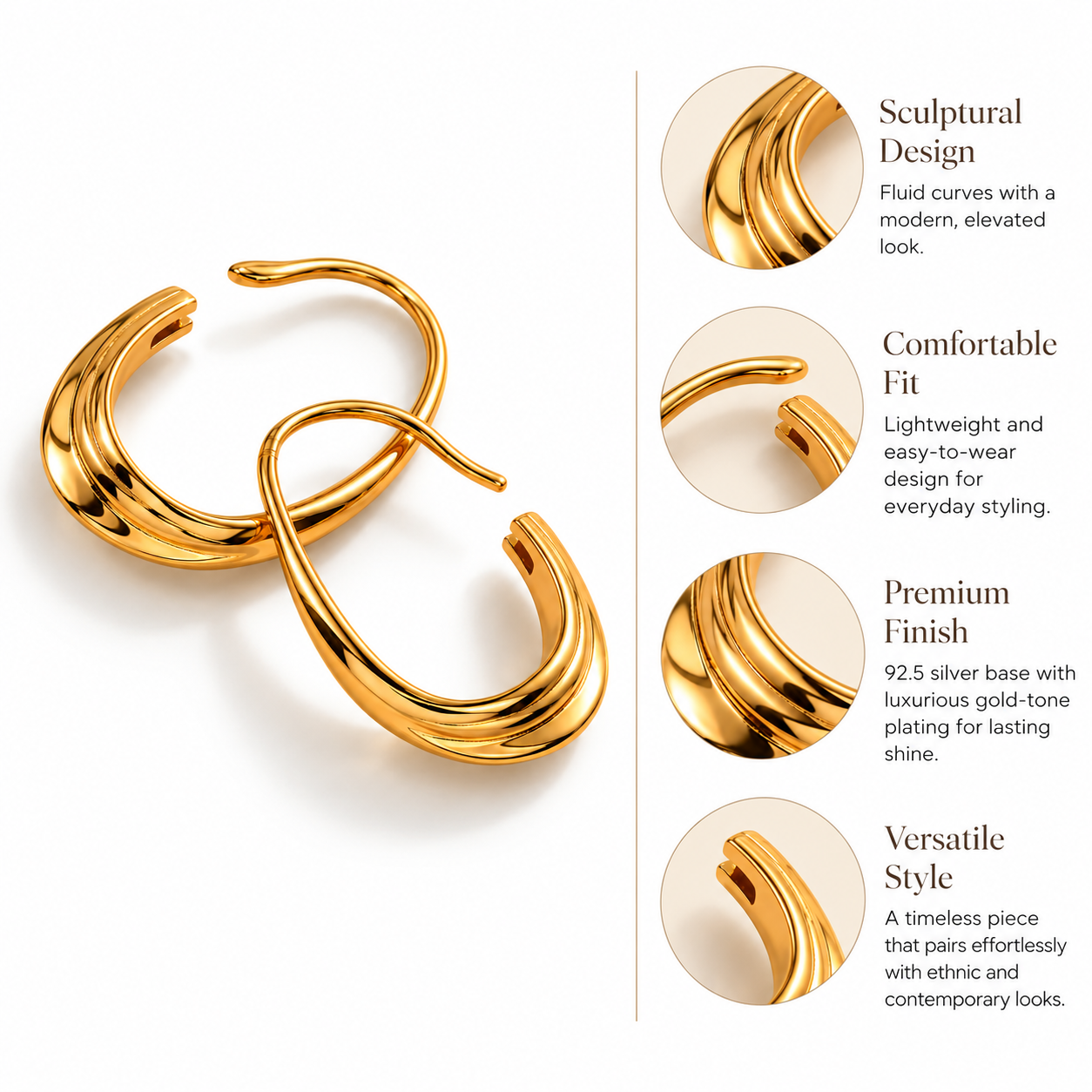 Modern Muse Hoops