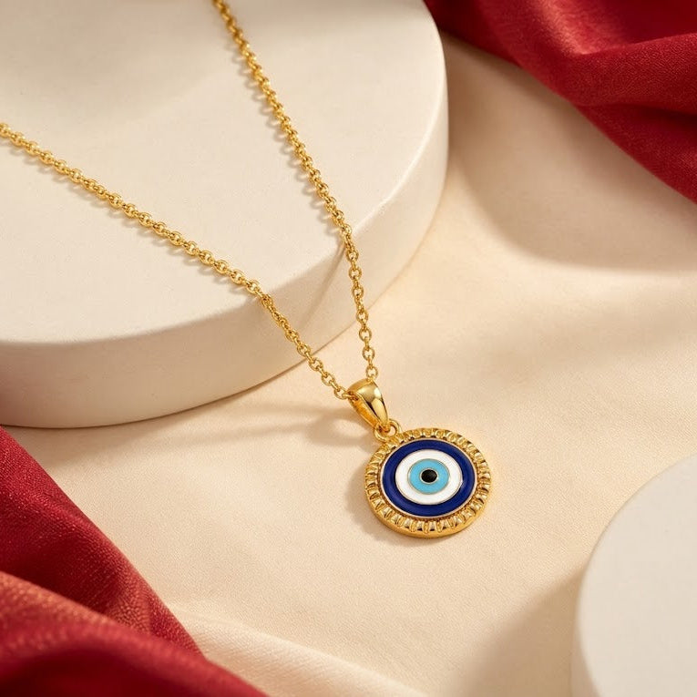 Infinity Evil Eye Pendant Necklace